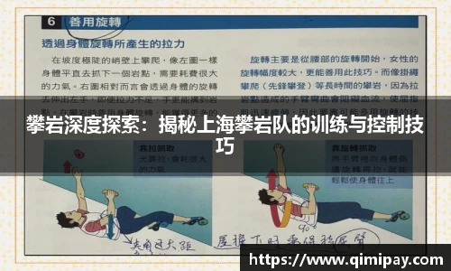 攀岩深度探索：揭秘上海攀岩队的训练与控制技巧